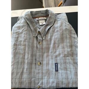 Columbia Sportswear Company Men's 3X Plaid Button Down Shirt Casual Outdoor